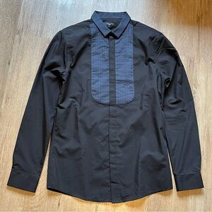 New Look Slim Fit Tux Shirt - Small
